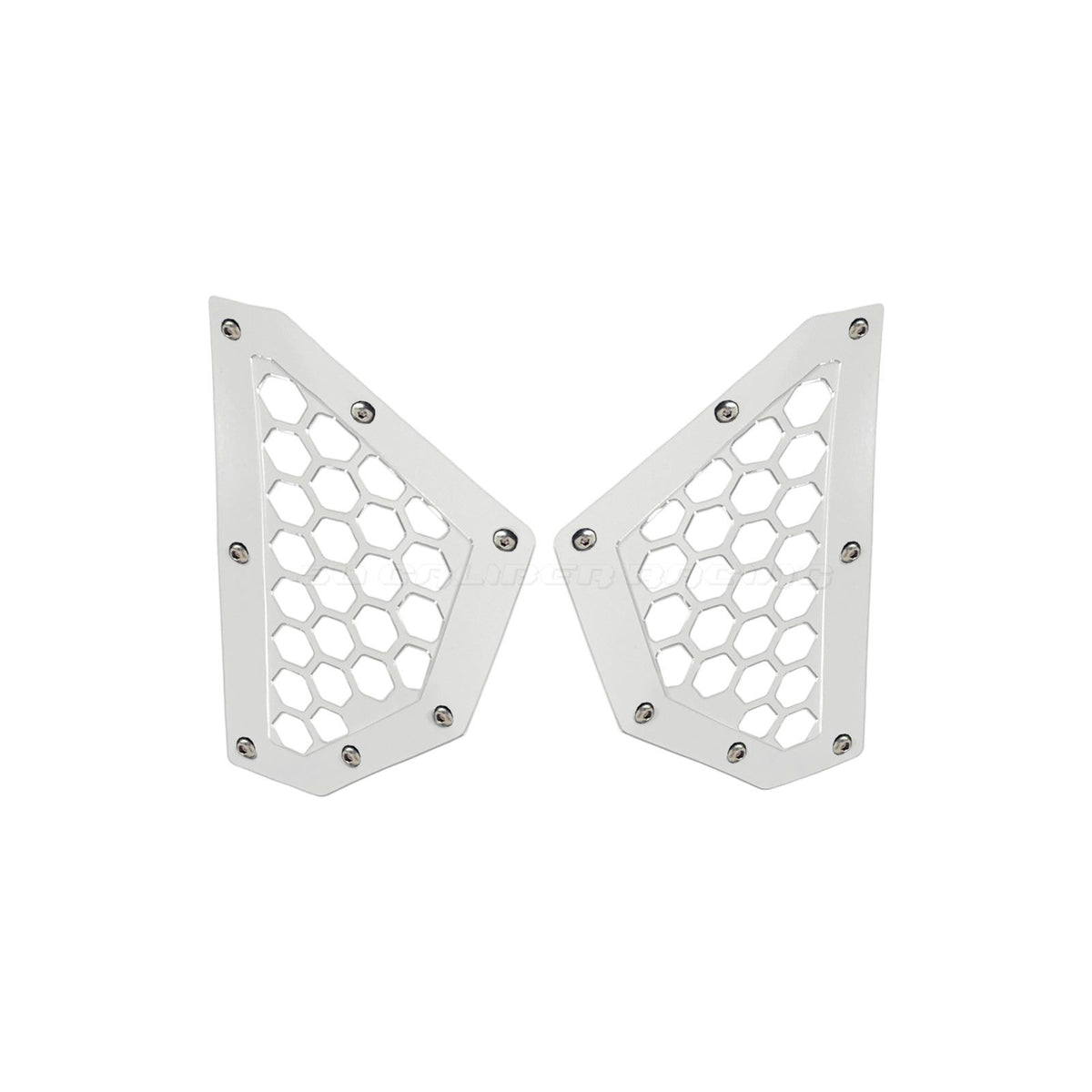 Rear Billet Grille Bezels CAN AM X3 | Rear Billet Grille Bezels CAN AM X3 - White Powdercoat