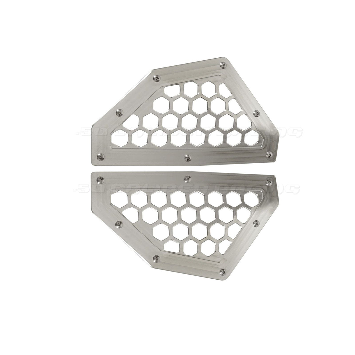 Rear Billet Grille Bezels CAN AM X3 | Rear Billet Grille Bezels CAN AM X3 - Raw (no finish)