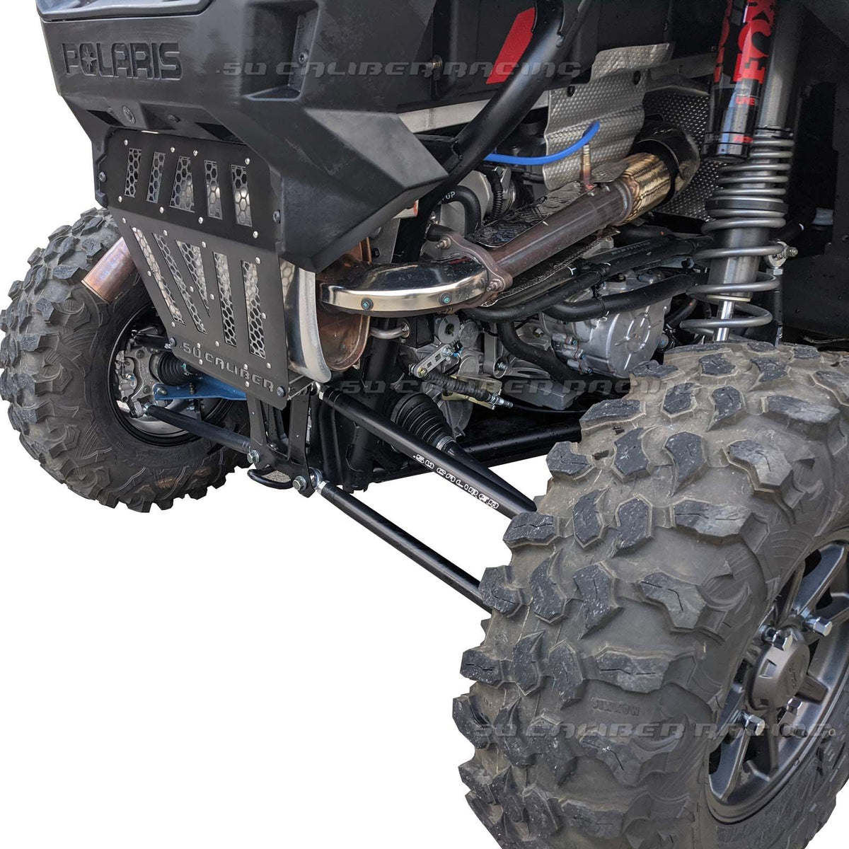 RZR PRO XP Heat Shield Exhaust Cover | RZR PRO XP Vented Exhaust Cover - Increases departure angle over stock plastic piece
