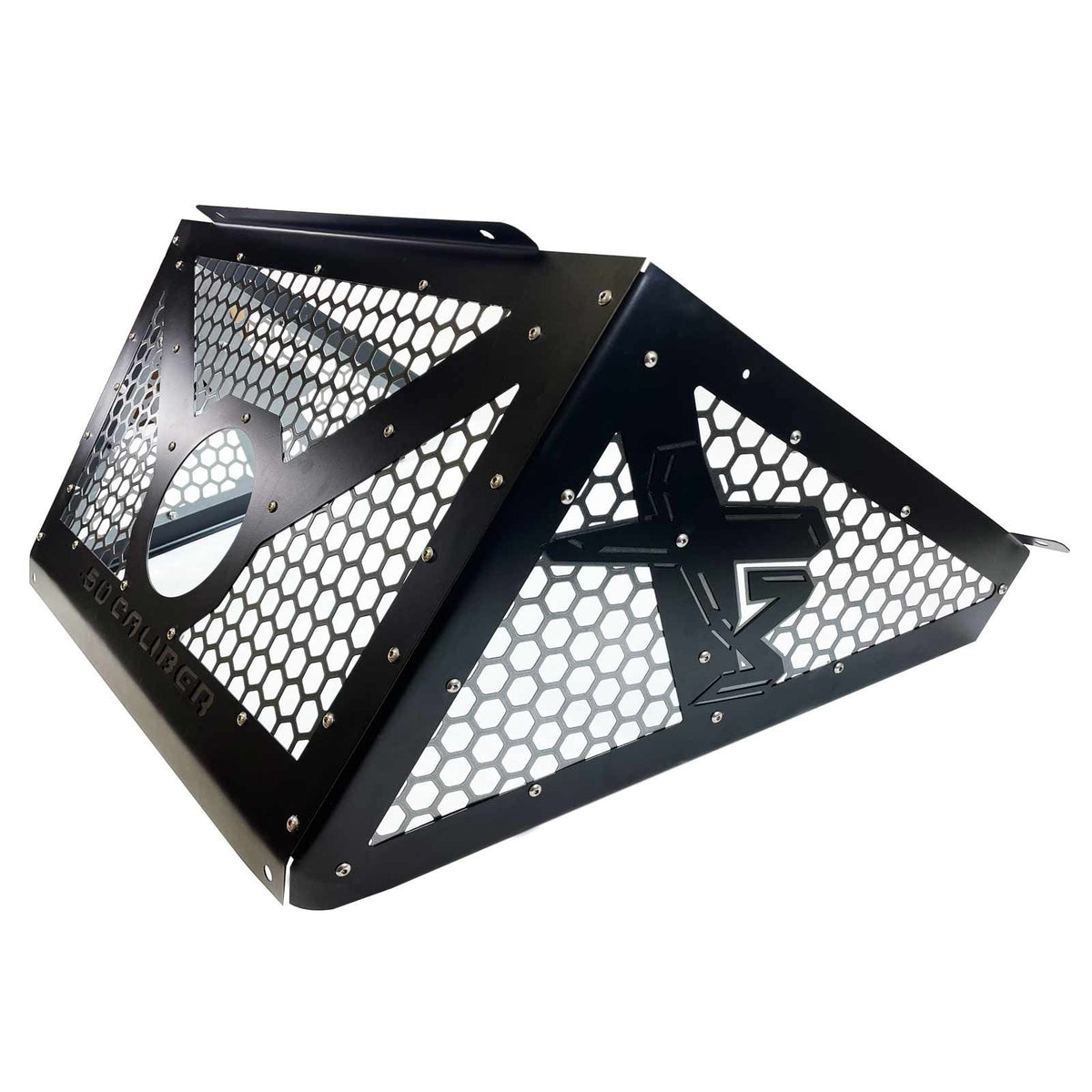 CNC Laser Cut Vented Engine Cover for Can-am X3 | 50 Caliber Racing Custom Engine Cover for Can-am X3