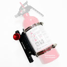 Quick Release Fire Extinguisher Mount | 50 Caliber Racing Quick Release Fire Extinguisher Mount | Cover Image