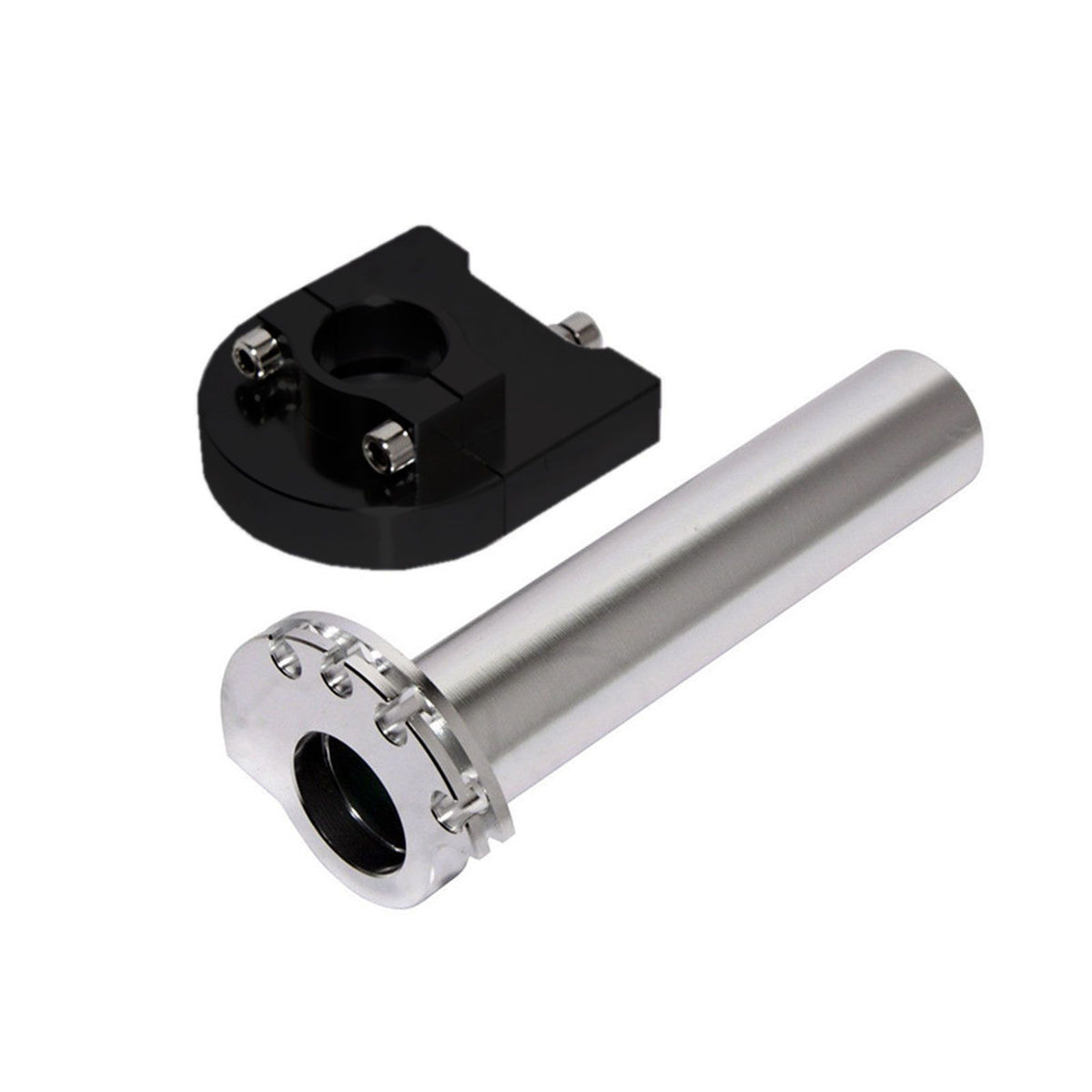 Black | Billet Twist Throttle for all Pit Bikes and Dirt Bikes Black Anodized