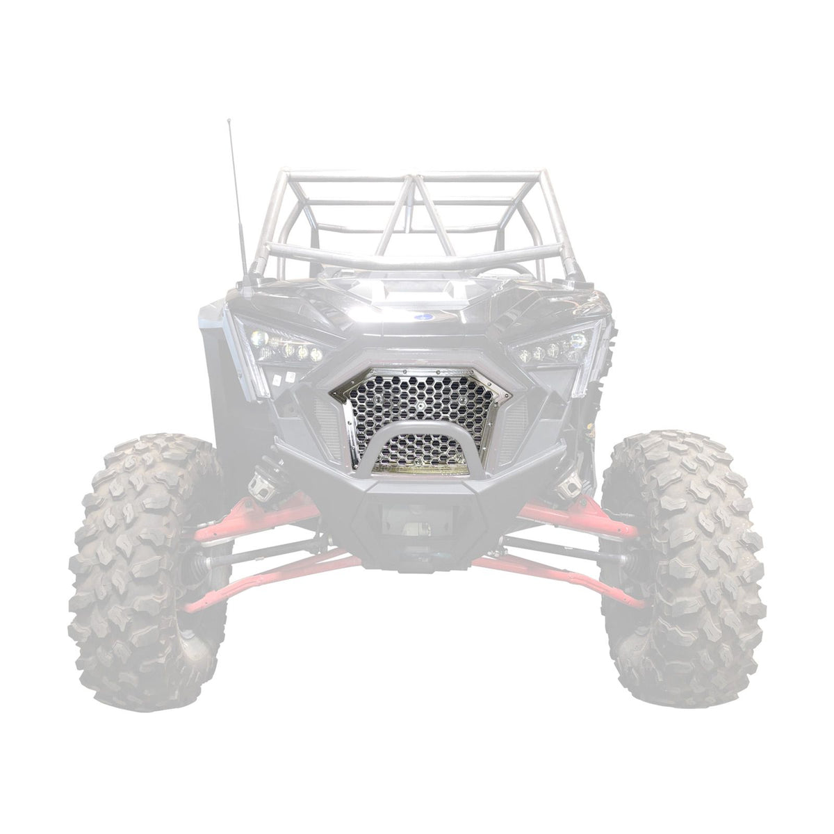 Raw Silver | Custom Billet Grille RZR PRO XP - Raw finish