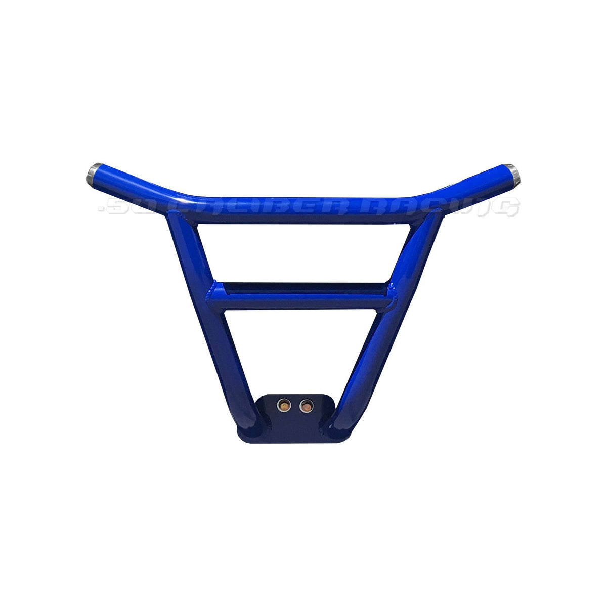 Blue | 2018-2019 RZR Turbo S 72" Long Travel Tubular Front Bumper - Blue Powdercoat