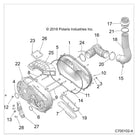 OEM Polaris Outer Clutch Cover 2637068 RZR XPT Turbo S RS1 | OEM Outer Clutch Cover 2637068 Polaris RZR XPT Turbo S RS1