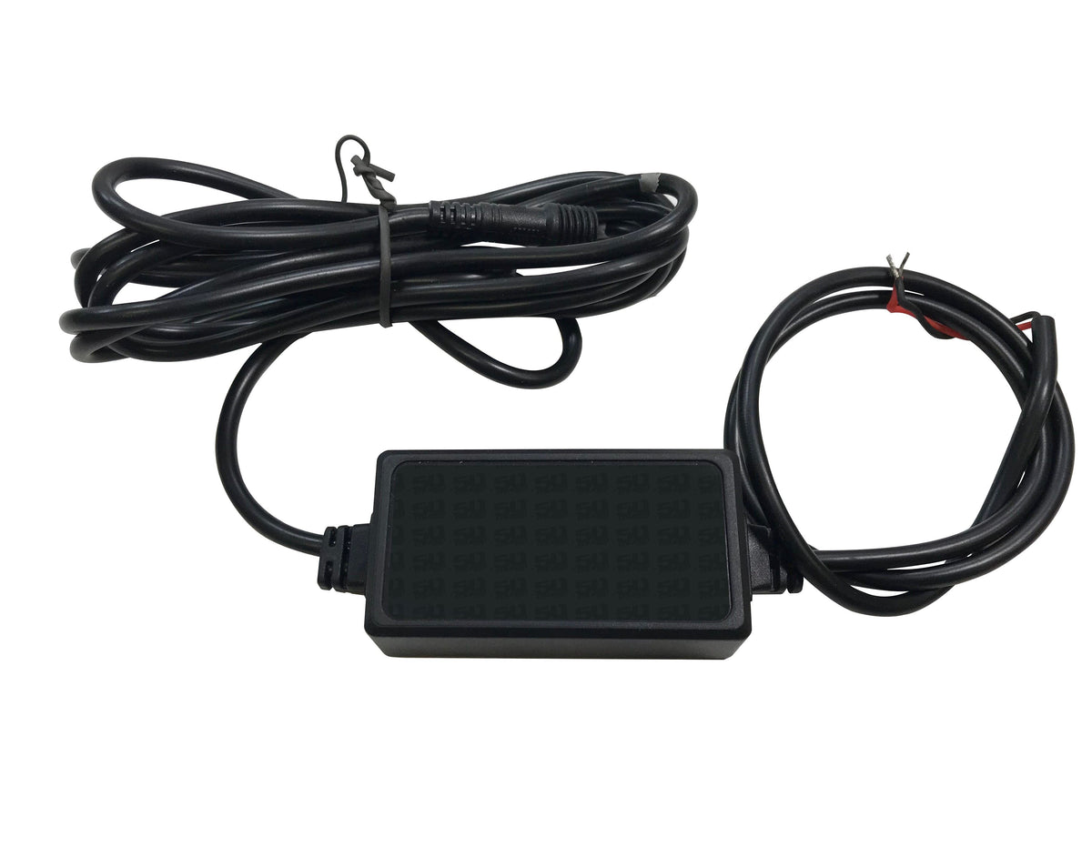 PAIR of Spiral LED Lighted Whips with Bluetooth Control | Two wire Control box with quick connections for easy on /off