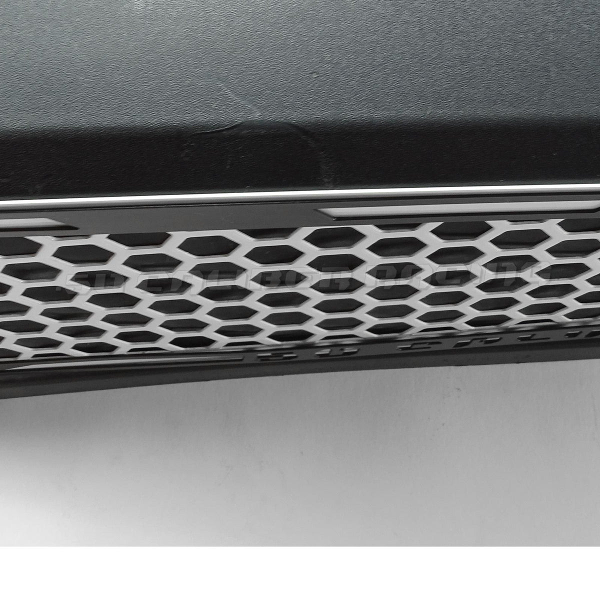 White / Black | Laser Cut Air Intake Grille Bezels for RZR XP Turbo White/Black Two Tone Powdercoat