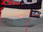 LED Lighted Whip with Bluetooth App Control (1pc) - Universal Fit | 50 Caliber Racing LED Whips - Dusk at St Anthony Sand Dunes