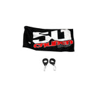 LED Lighted Whip with Bluetooth App Control (1pc) - Universal Fit | Each whip includes a 50 Caliber Racing flag and premium swivel clip mounts