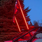LED Lighted Whip with Bluetooth App Control (1pc) - Universal Fit | 50 Caliber Racing LED Whips are Super bright!