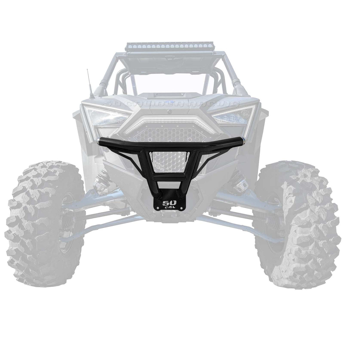 Black | RZR PRO XP Tubular Front Bumper - Black powdercoat finish