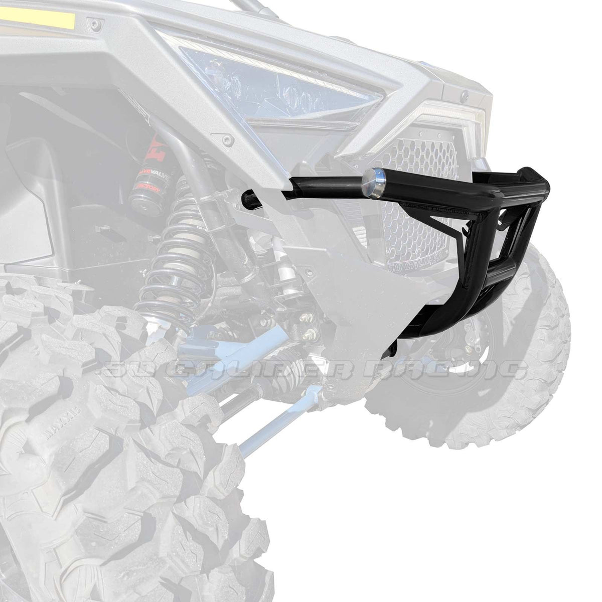 Black | RZR PRO XP Tubular Front Bumper - Black powdercoat finish