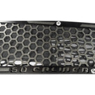 Laser Cut Steel Side Intake Grilles for RZR XP Turbo | Laser Cut Air Intake Grille Bezels for RZR XP Turbo Raw Clear/Black Two Tone Powdercoat