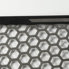 Raw Clear / Black | Laser Cut Air Intake Grille Bezels for RZR XP Turbo Raw Clear/Black Two Tone Powdercoat
