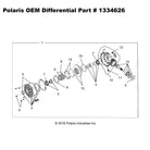 OEM Polaris Front Differential Part Number 1334626 -  General XP | OEM Polaris Front Differential Part Number 1334626 -  General XP 1000