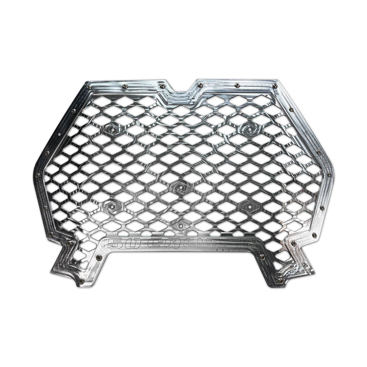 Raw Silver | Billet Grille with Bumper Notch RZR XP 1000 / Turbo / S 2019+ Raw (no finish)