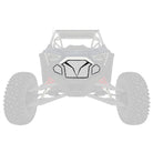 White / Black | 3 Piece Laser Cut Steel Grille RZR PRO R & Turbo R White Powdercoat