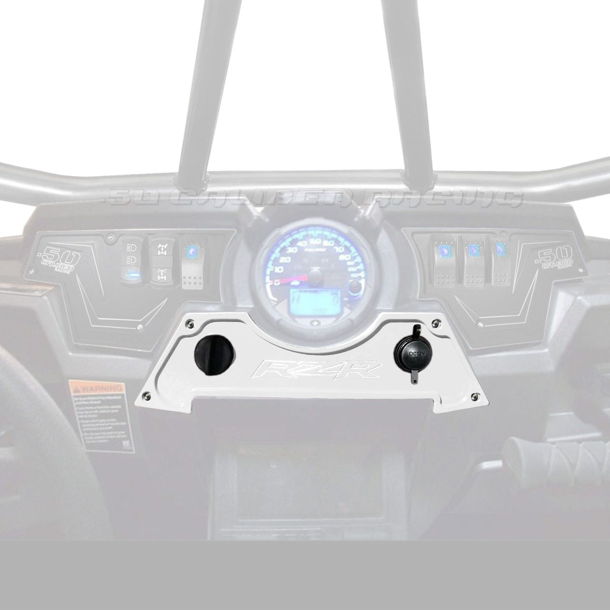 CNC Billet Center Dash Panel for RZR XP1000 | White Lightning CNC Billet Center Dash Panel for RZR XP1000