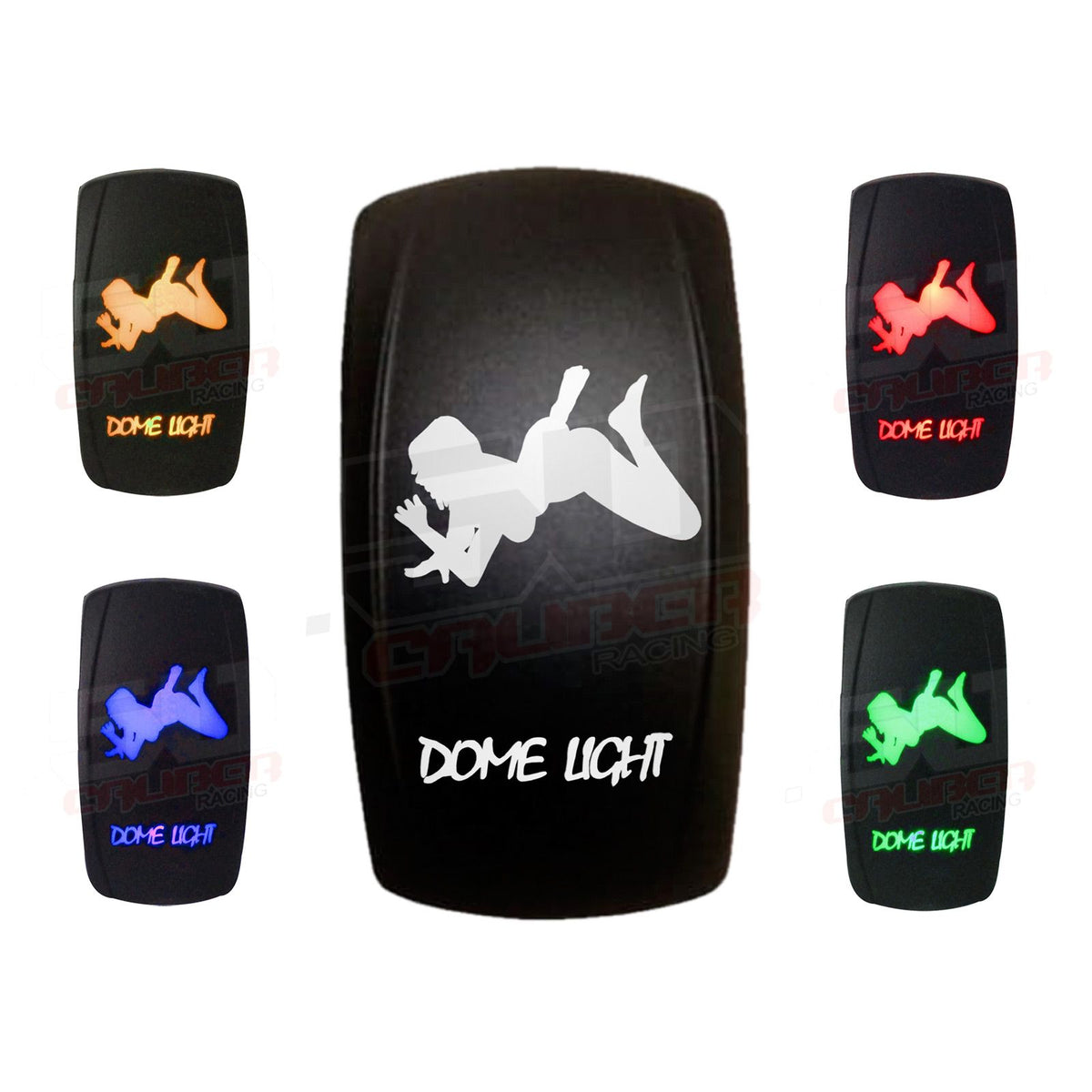 Dome Light - 12V On/Off Rocker Switch - Sexy Design | "Dome Light" Sexy On/Off Rocker Switch Waterproof Marine Design