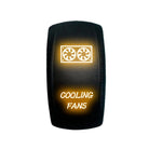 Orange | 50 Caliber Racing Custom Rocker Switches - Over 40 other awesome designs available!