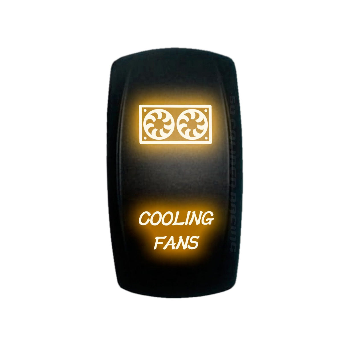 Orange | 50 Caliber Racing Custom Rocker Switches - Over 40 other awesome designs available!
