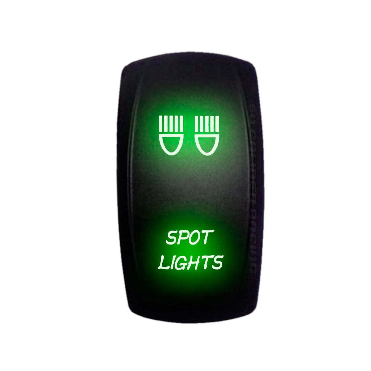 Green | 50 Caliber Racing Custom Rocker Switches - Over 40 other awesome designs available!