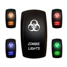 Zombie Lights - 12V On/Off Rocker Switch Marine Grade | "Zombie Lights" On/Off Rocker Switch with Red
