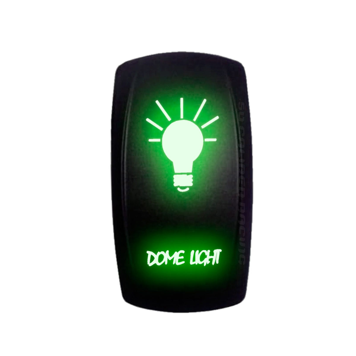 Green | 50 Caliber Racing Custom Rocker Switches - Over 40 other awesome designs available!