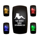This Switch Turns Something On Dad Bod - 12V On/Off Rocker Switch Marine Grade | "This Switch Turns Something On" Dad Bod On/Off Rocker Switch Waterproof Marine Rated