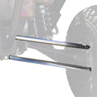 Raw Silver | Heavy Duty Billet Radius Rods - Polaris RZR Pro XP | 50 Caliber Racing Heavy Duty Radius Rod Kit for 2020 RZR PRO XP - Raw Silver Finish