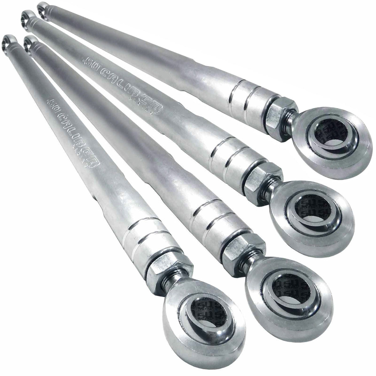 Raw Silver | 50 Caliber Racing Heavy Duty Radius Rod Kit for RZR XP900 Raw Finish	