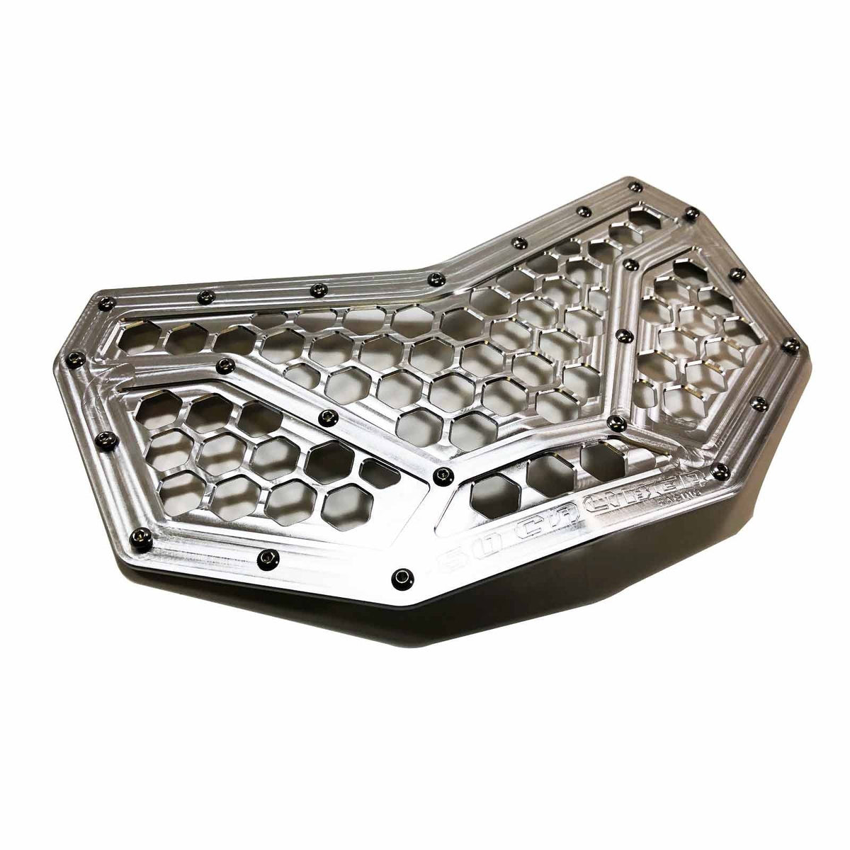Can-Am X3 CNC Billet Center Grille | Custom Billet Grille CAN AM X3 - 1 Piece Raw Silver