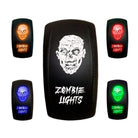 Zombie Lights Face - 12V On/Off Rocker Switch Marine Grade | "Zombie Lights" with Face On/Off  Rocker Switch Waterproof Marine Rated