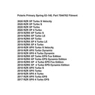 OEM Polaris Primary Spring 63-140 7044762 XP Turbo 2017-2020 | Polaris Primary Spring 63-140 7044762 XP Turbo 2017-2020