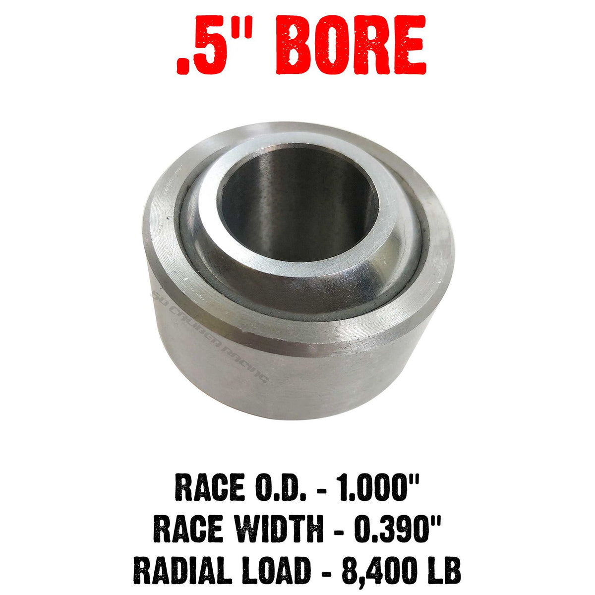  | Uniballs: Chromoly Spherical Bearings with PTFE Liner - 0.5" Bore