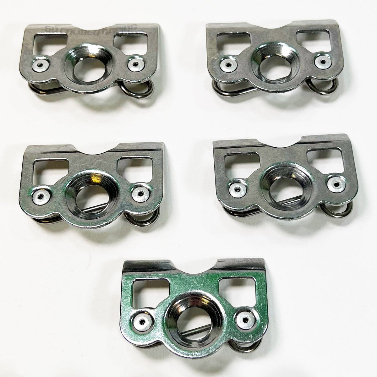 Dzus Tab Plate Kits - Dimpled Center | Pre-assembled Dzus Tab Fastener Kit with Buttons and Springs