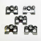 Dzus Tab Plate Kits - Dimpled Center | Pre-assembled Dzus Tab Fastener Kit with Buttons and Springs