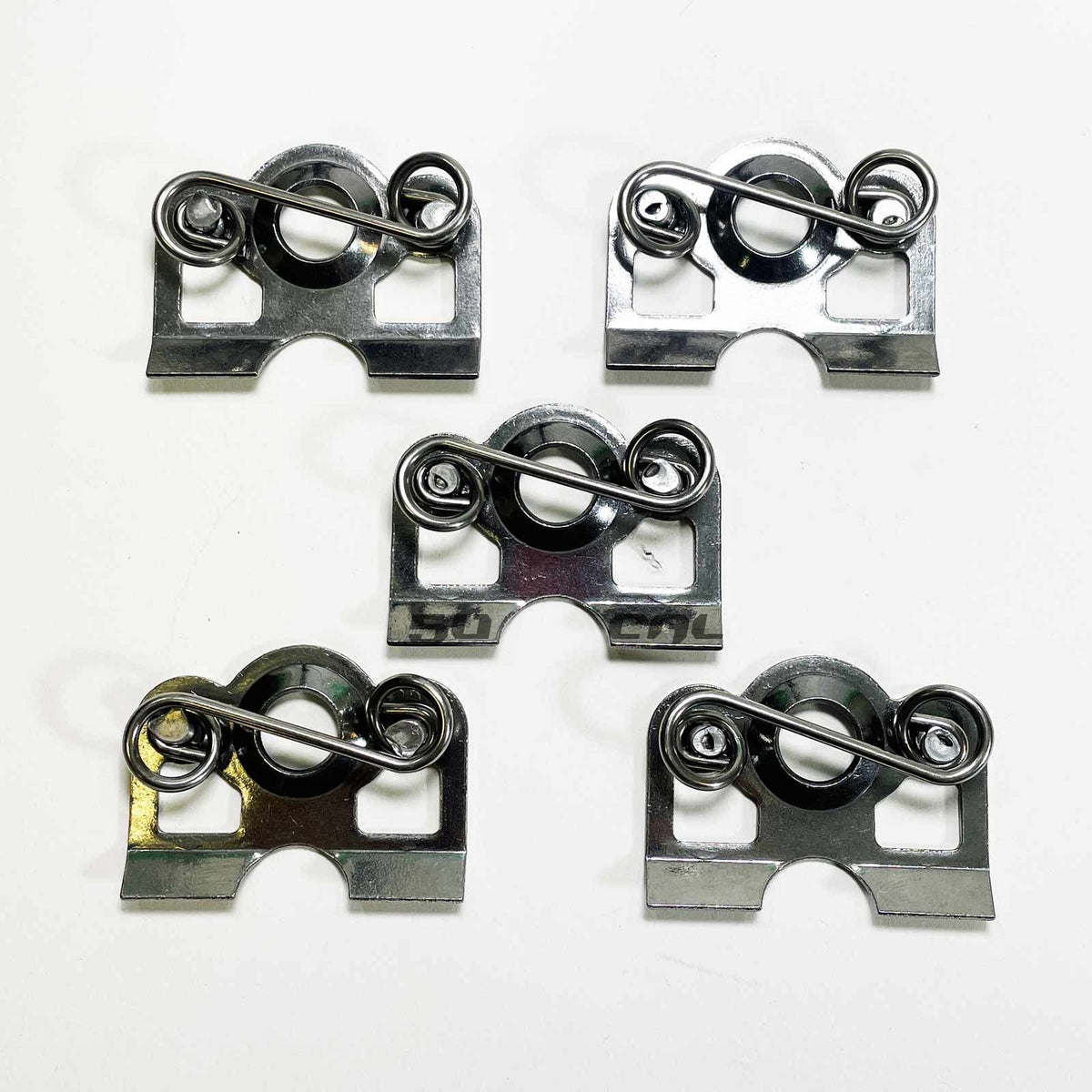 Dzus Tab Plate Kits - Dimpled Center | Pre-assembled Dzus Tab Fastener Kit with Buttons and Springs