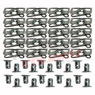  | Pre-assembled Dzus Tab Fastener Kit with Buttons and Springs - 20 Pack