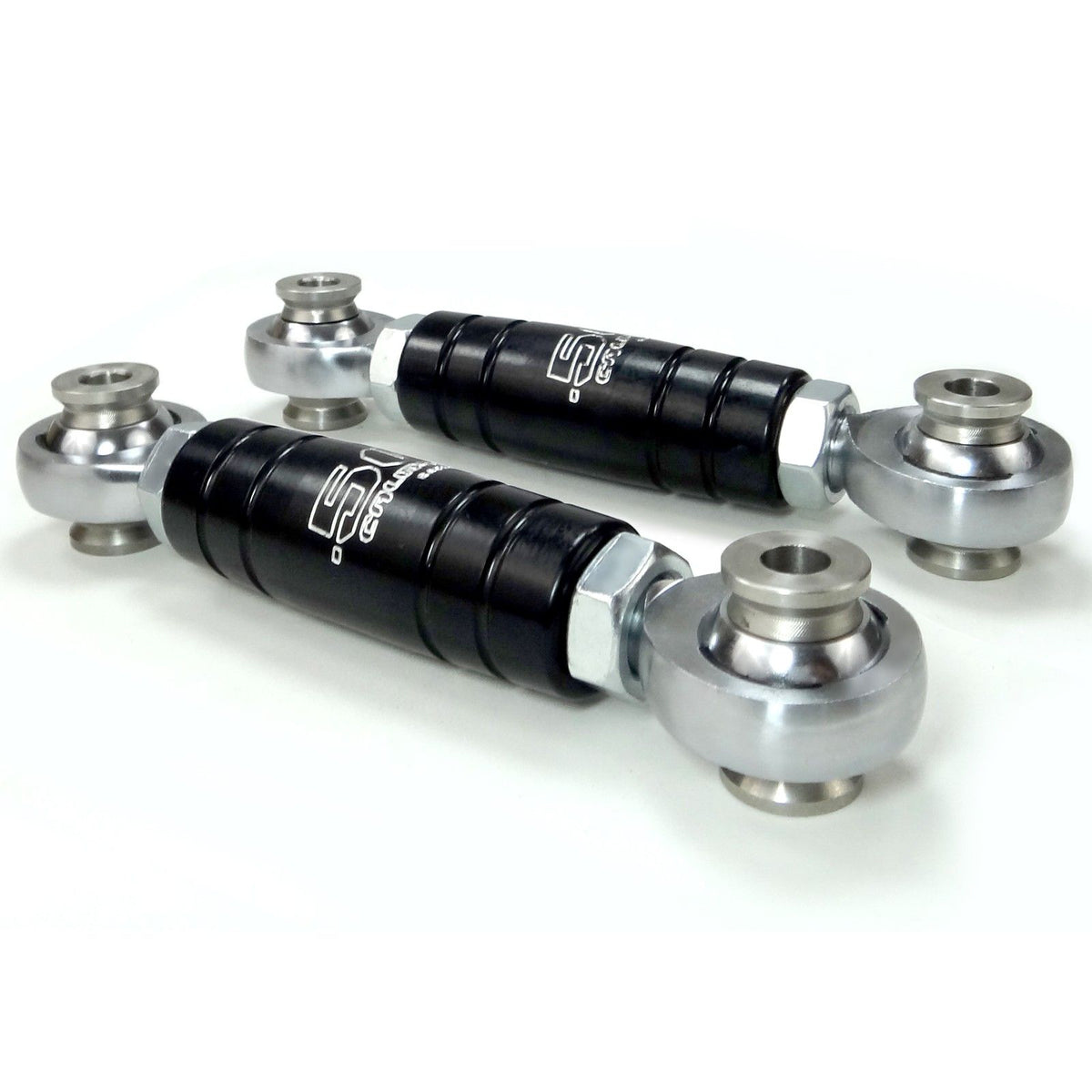 Black | Polaris RZR PRO R Heavy Duty Front Sway Bar Links - Black Powdercoat