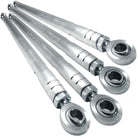 Raw Silver | 50 Caliber Racing Heavy Duty Radius Rod Kit for Polaris PRO R / TURBO R -  Raw Silver Finish