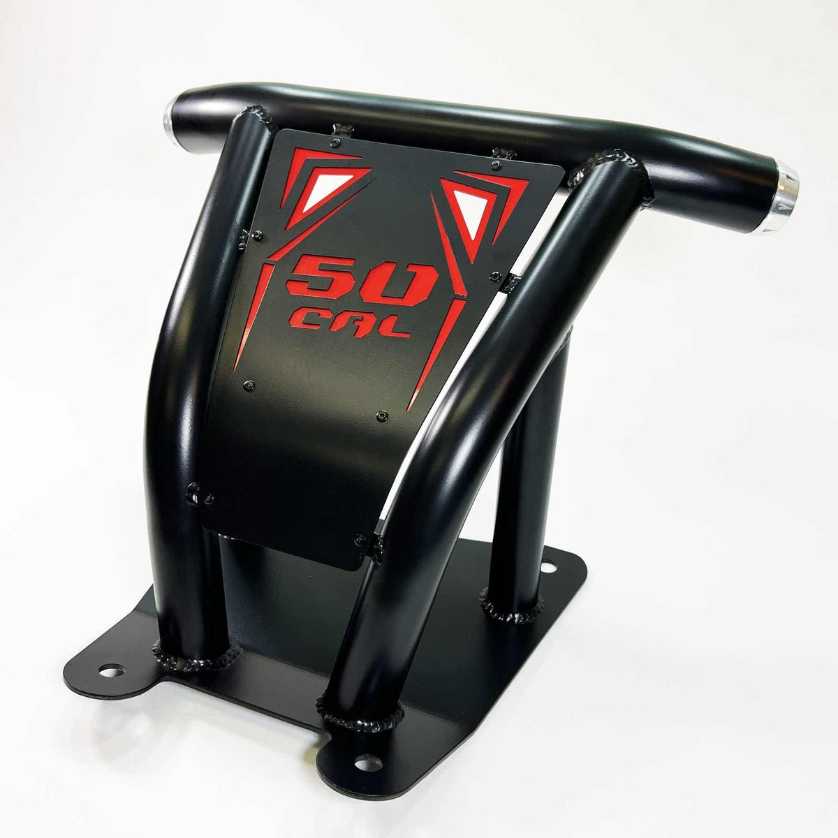 Red / Black | PRO R / TURBO R Front Bumper Black Skid Plate with Red Insert