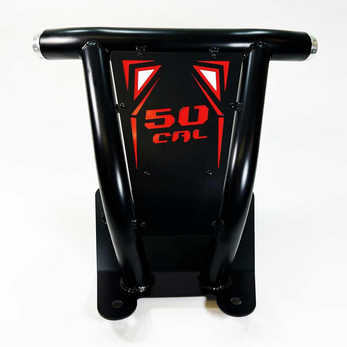 Red / Black | PRO R / TURBO R Front Bumper Black Skid Plate with Red Insert