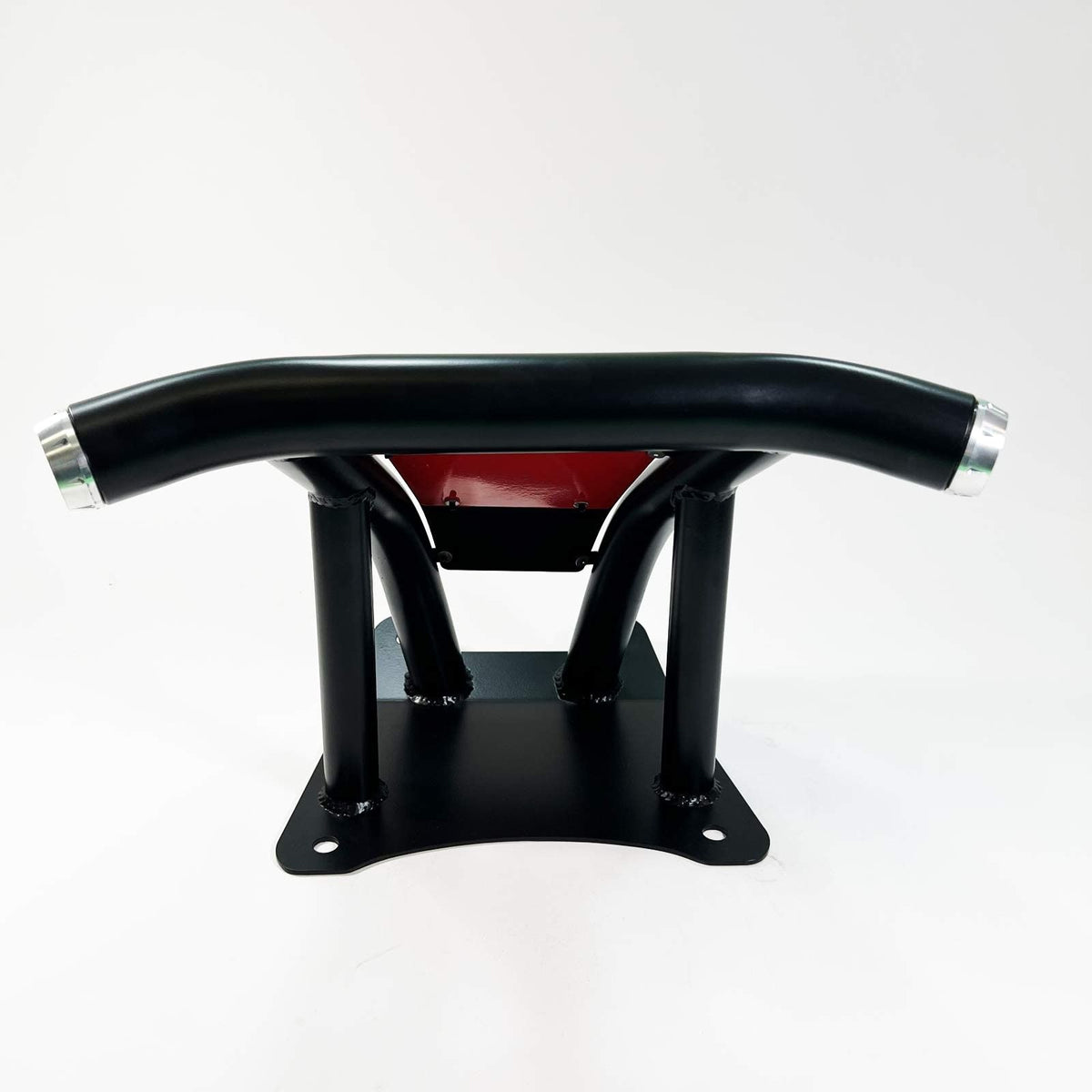 Red / Black | PRO R / TURBO R Front Bumper Black Skid Plate with Red Insert