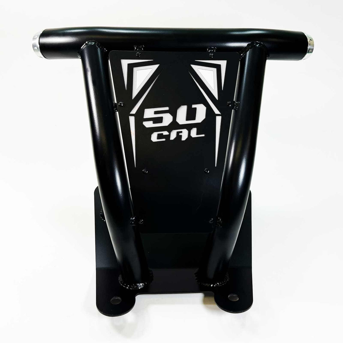 White / Black | PRO R / TURBO R Front Bumper Black Skid Plate with White Insert