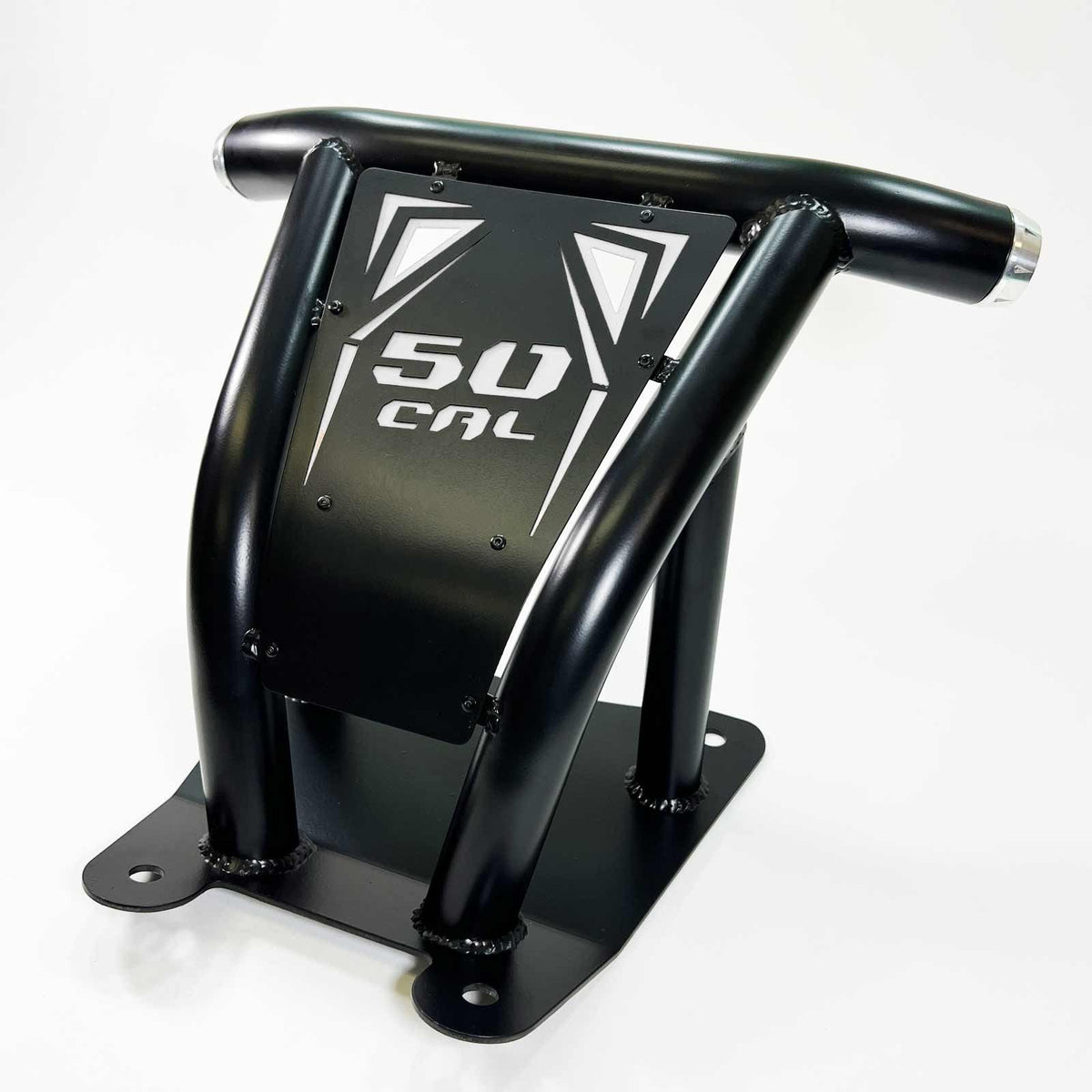 White / Black | PRO R / TURBO R Front Bumper Black Skid Plate with White Insert