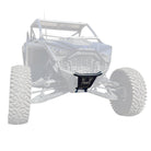 White / Black | PRO R / TURBO R Front Bumper Black Skid Plate with White Insert