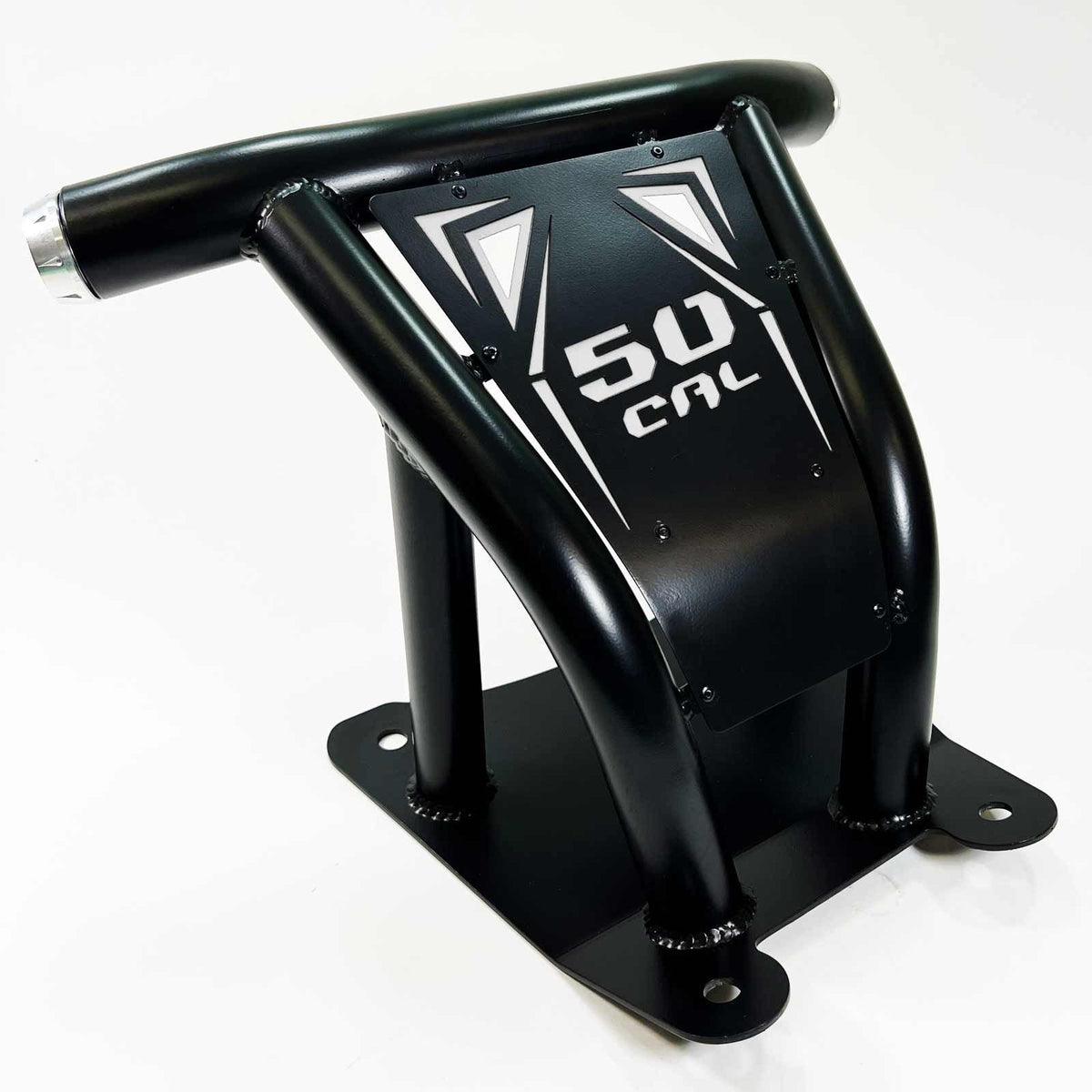 White / Black | PRO R / TURBO R Front Bumper Black Skid Plate with White Insert