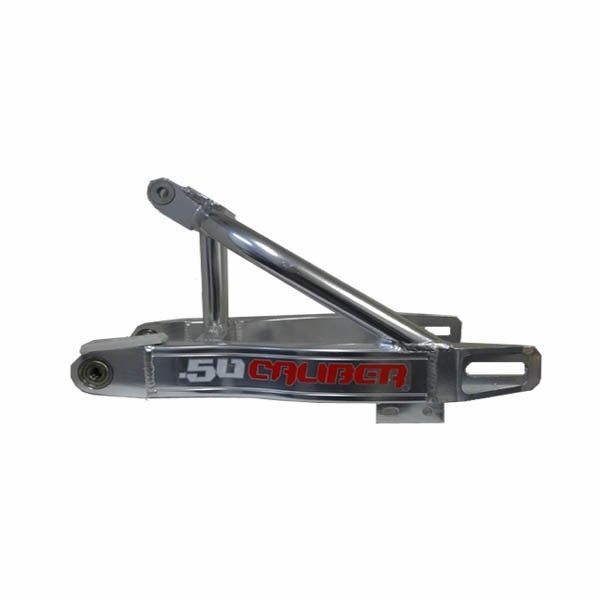 Raw Silver | 50 Caliber Racing 2.5 Inch Extended Swingarm - Raw Silver (no finish)