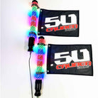 PAIR of Fat LED Whips | PAIR of 50 Caliber Racing Fat LED Whips